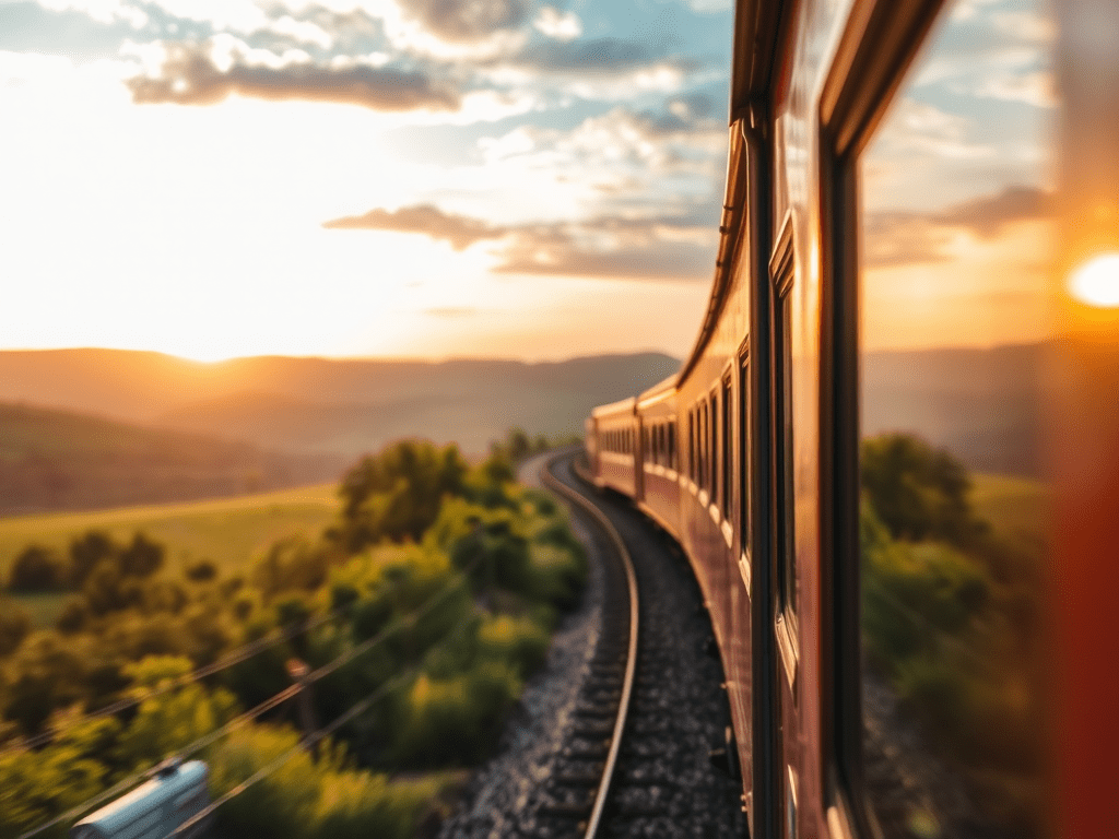 Car but I would love to take a&nbsp;train.